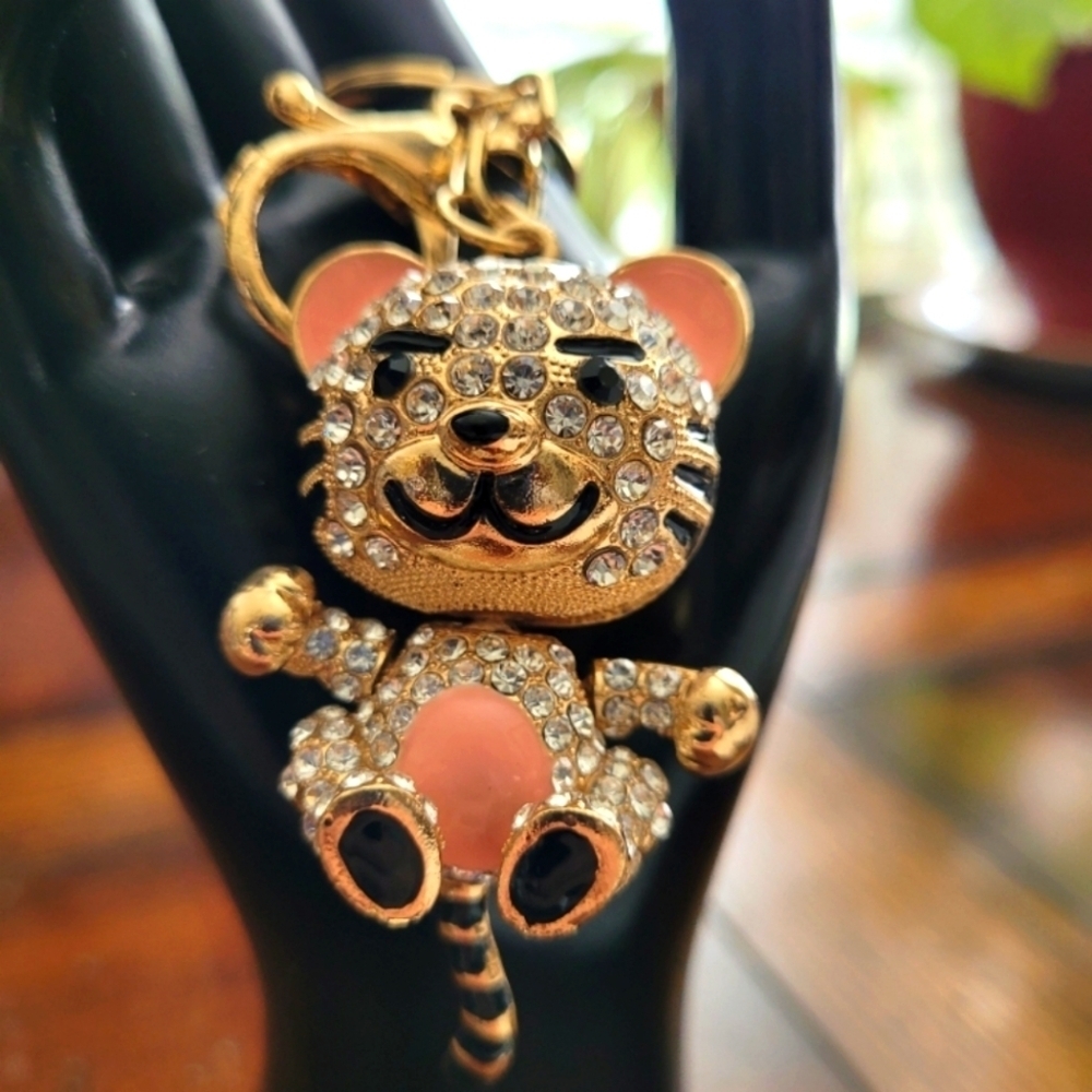 Bag Charm of Pink kitten